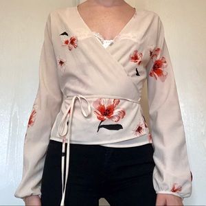 WILFRED floral blouse